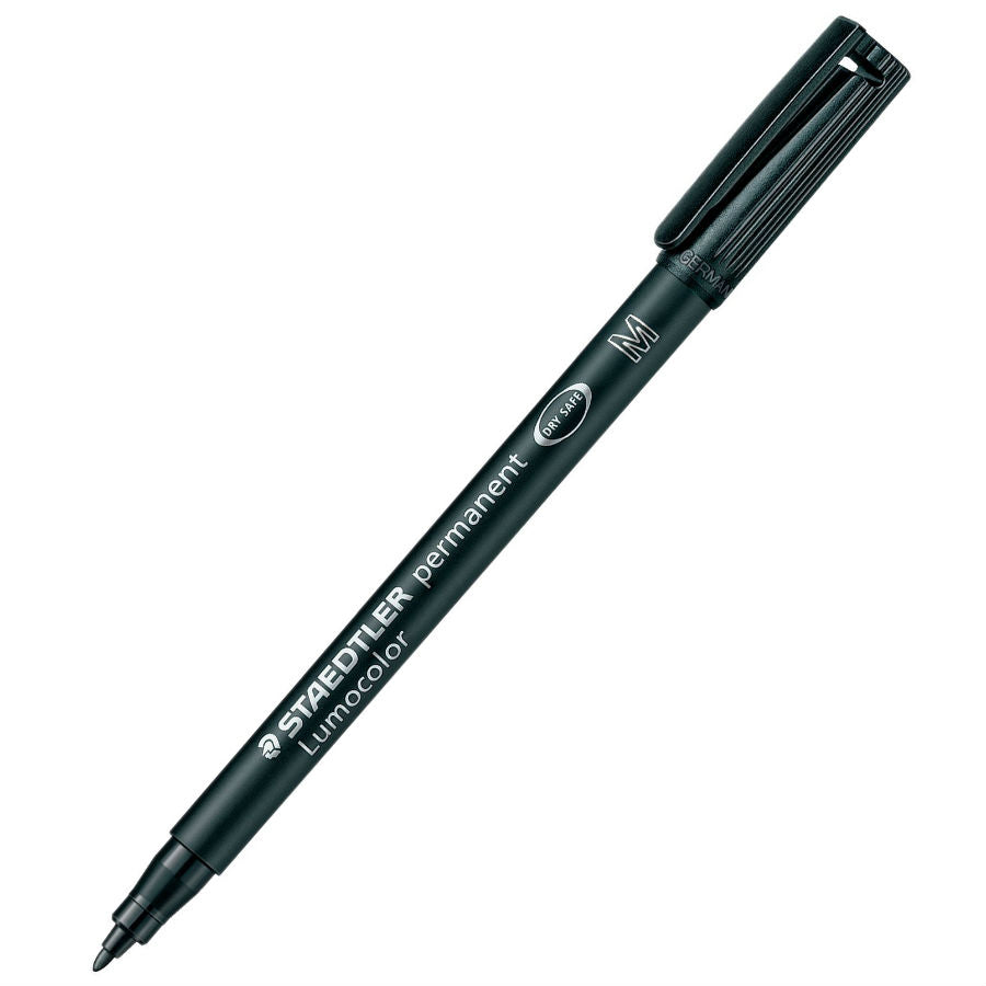 Staedtler Lumocolor 317M Permanent Markers Medium Tip 1.0mm,4 Pack