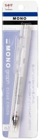 Tombow Mechanical Pencil,Monograph Clear Color 0.3mm,Clear (DPA-139A)