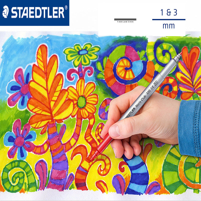 Staedtler Noris Club Double Ended Fibre Tips (Pack of 10) 320 NWP10