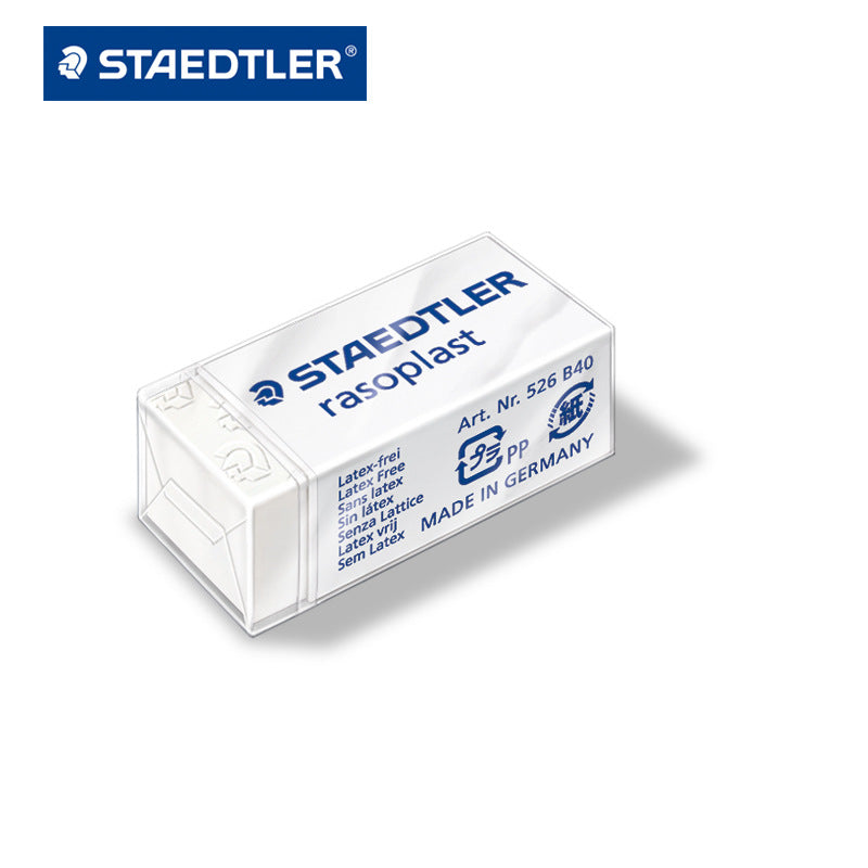 Staedtler 526 B40 Rasoplast High Polymer White Eraser, Pack of 40