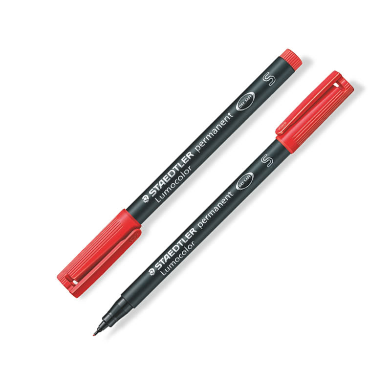 Staedtler Lumocolor 313S Permanent Markers SuperFine Tip 0.4mm,4 Pack