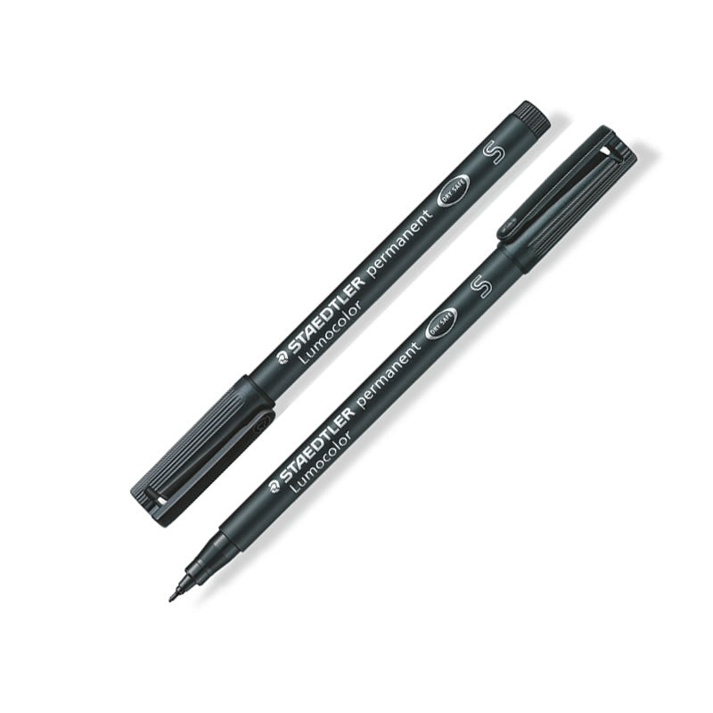 Staedtler Lumocolor 313S Permanent Markers SuperFine Tip 0.4mm,4 Pack