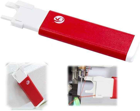 Sewing Machine Needle Threader with Strong Magnet Red