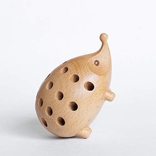 Hedgehog Wooden Pen Cup Pencil Holder