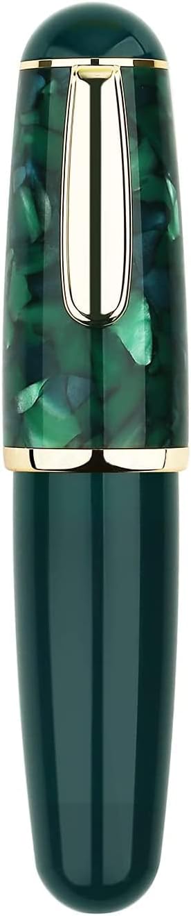 Majohn Q1 Mini Fountain Pen Short Resin Pocket Pen Large Capacity