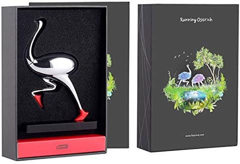 Running Ostrich Magnetic Paper Clip Holder