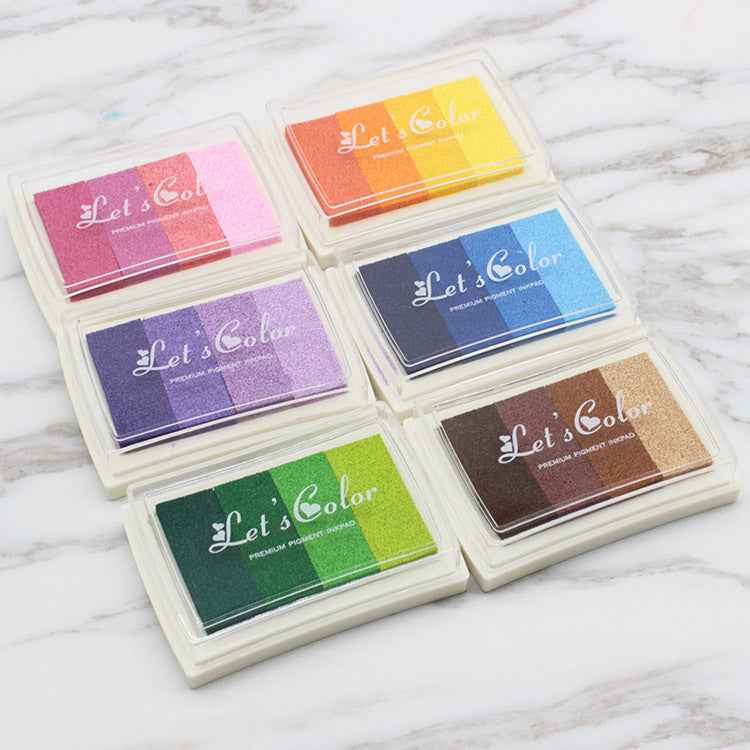 Lot De 8 Tampons Encreurs Roses - Pour Empreintes Créatives, Scrapbooking, DIY - Encre Non Toxique