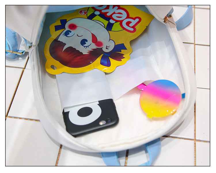 Bowknot Candy Color Ita Bag Pins Display Backpack