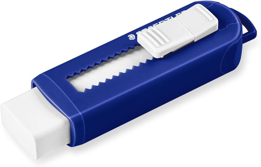 Staedtler Sliding Eraser med plasthylsa, blå 4-pack