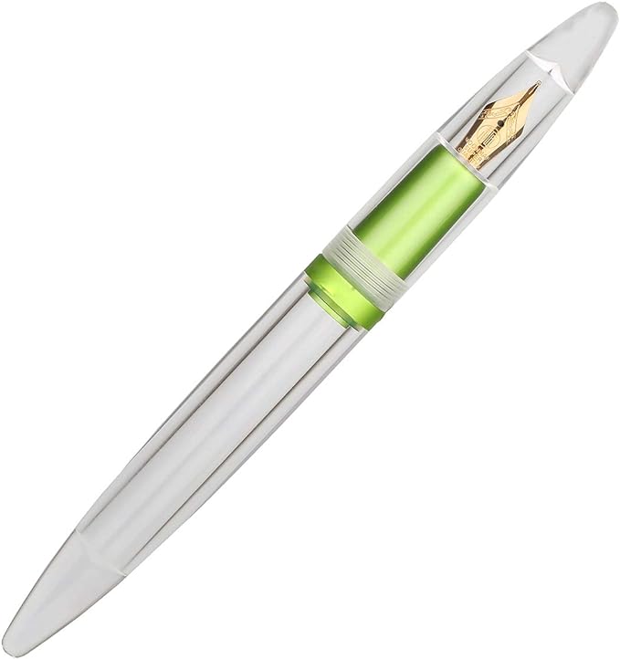 MAJOHN M2 Plus Metallic Transparent Eye Dropper Filling Fountain Pen