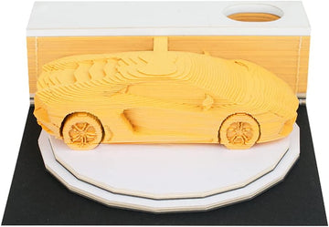 Sports Car 3D Memo Pad Notepads with Pen Holder