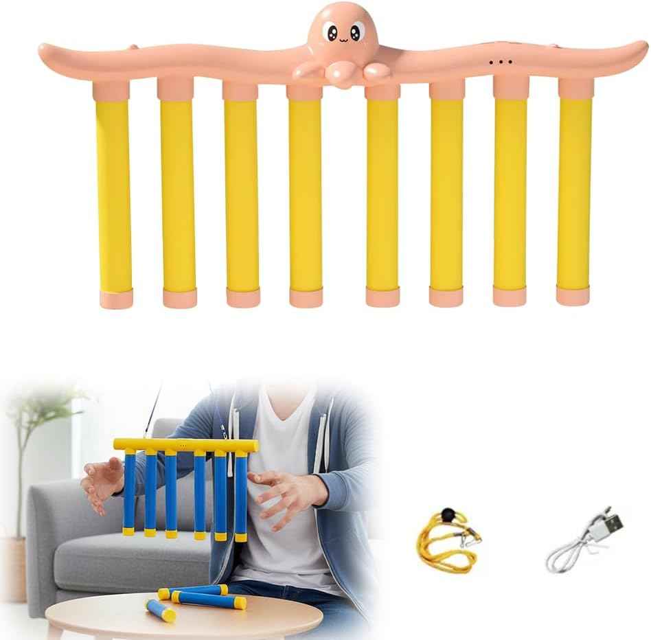 Reflective Drop Stick Challenge Game Reflex Training Toy