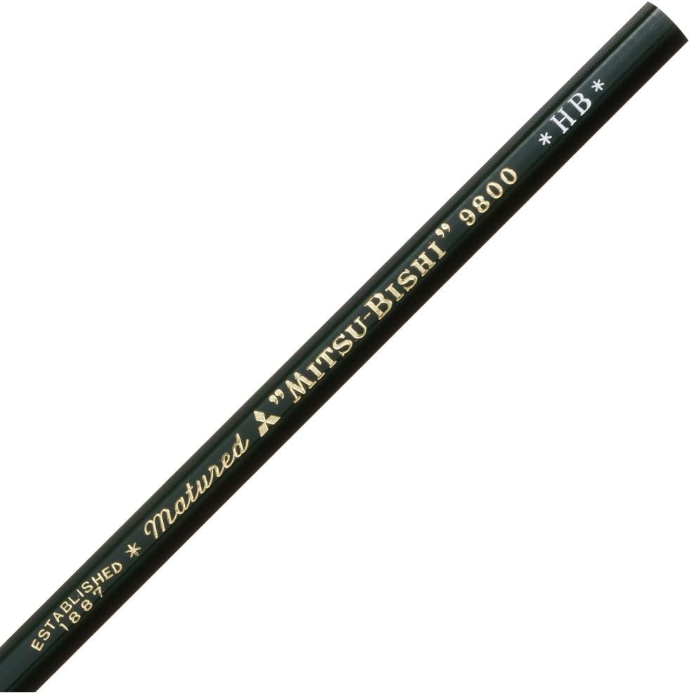 Mitsubishi 9800 Pencil - 2B - 12 Pack