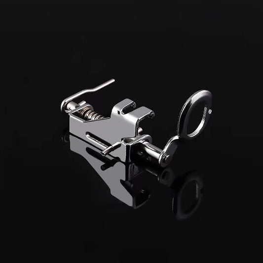 2PCS Large Metal Free Motion Quilting Darning Presser Foot