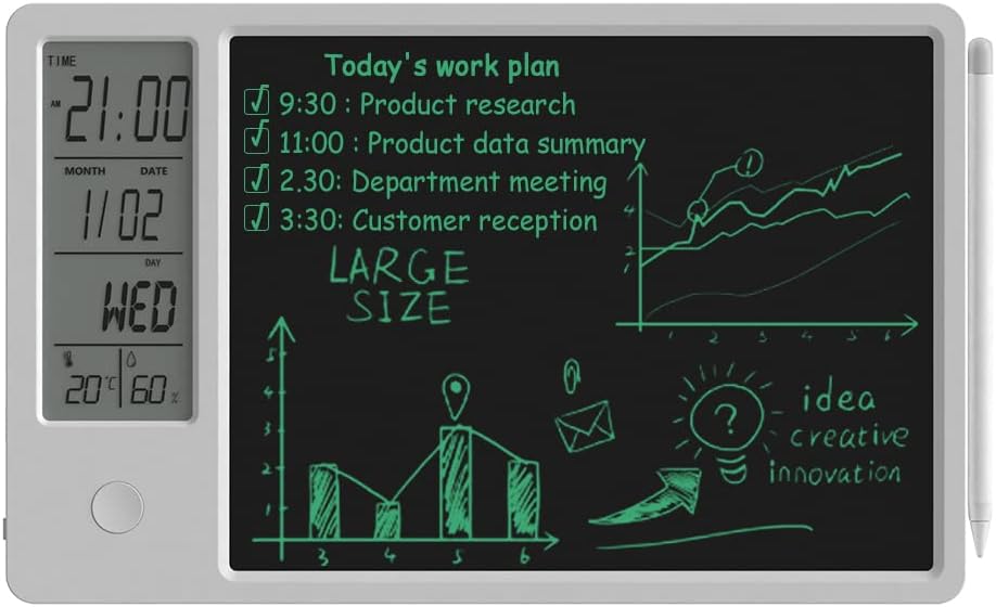 Desktop Electronic Calendar Handwriting Board