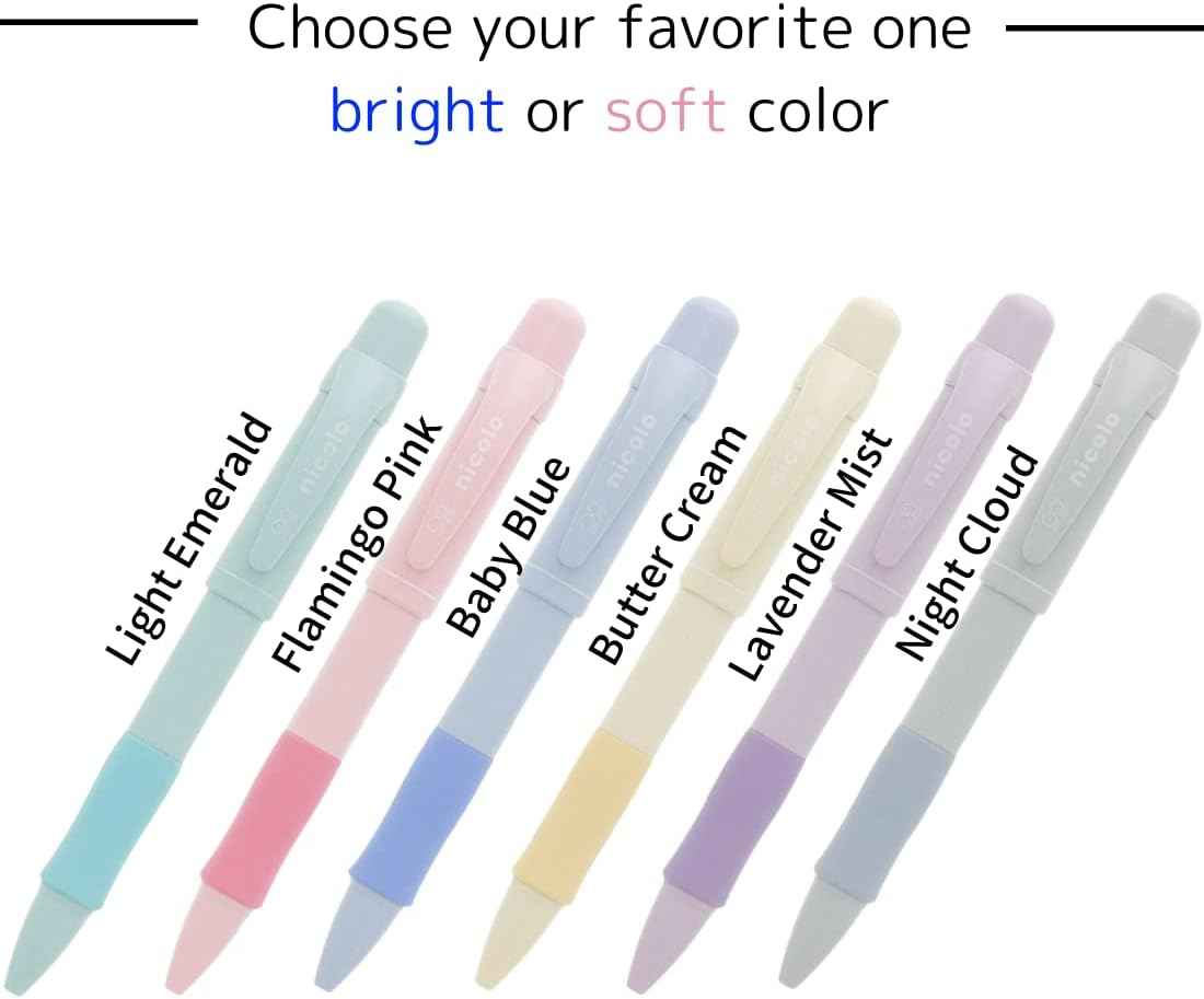 SUN-STAR Nicolo 2in1 Mechanical Pencil,0.5mm&0.3mm with Eraser