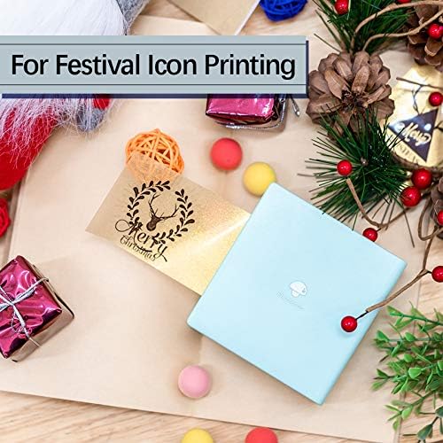 Phomemo M02/M03/M04S Transparent/Silver/Gold Glitter Sticker Paper(50mm X 3.5m)