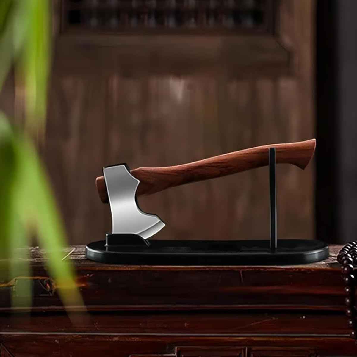 Mini Tactical Axe - Stainless Steel Fixed Blade for EDC & Survival