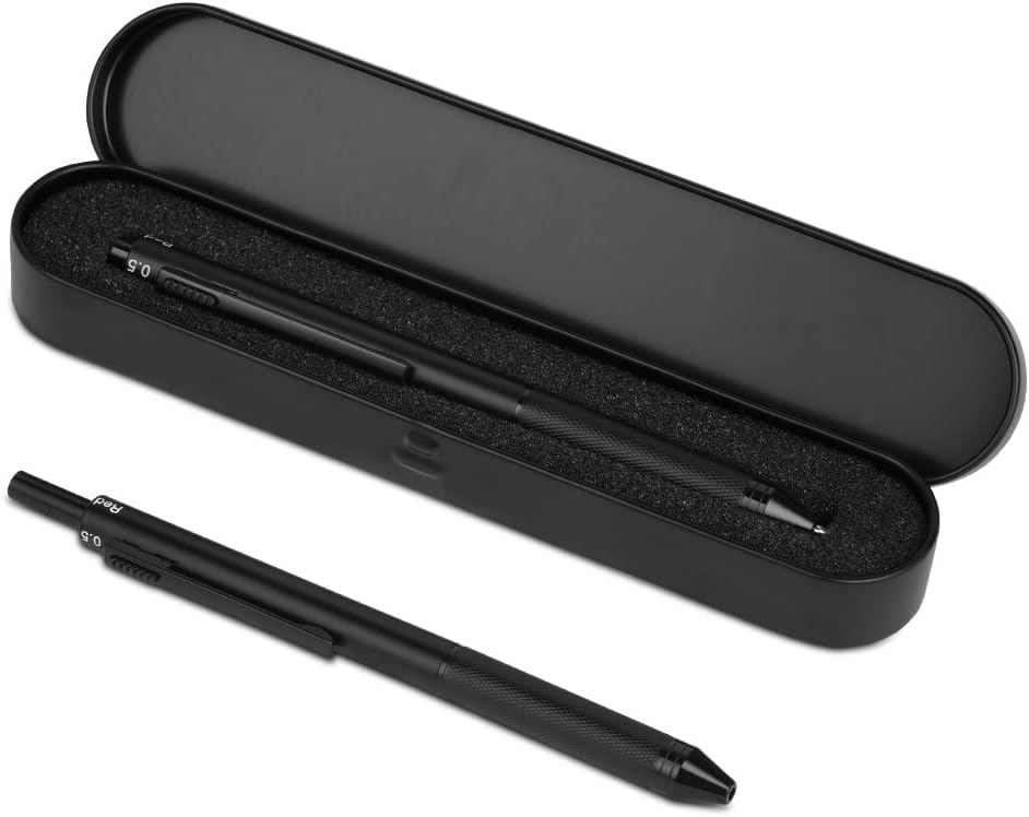 4 in 1 Multifunction Pen,3 Color Ink Ball Pen,0.5mm Mechanical Pencil