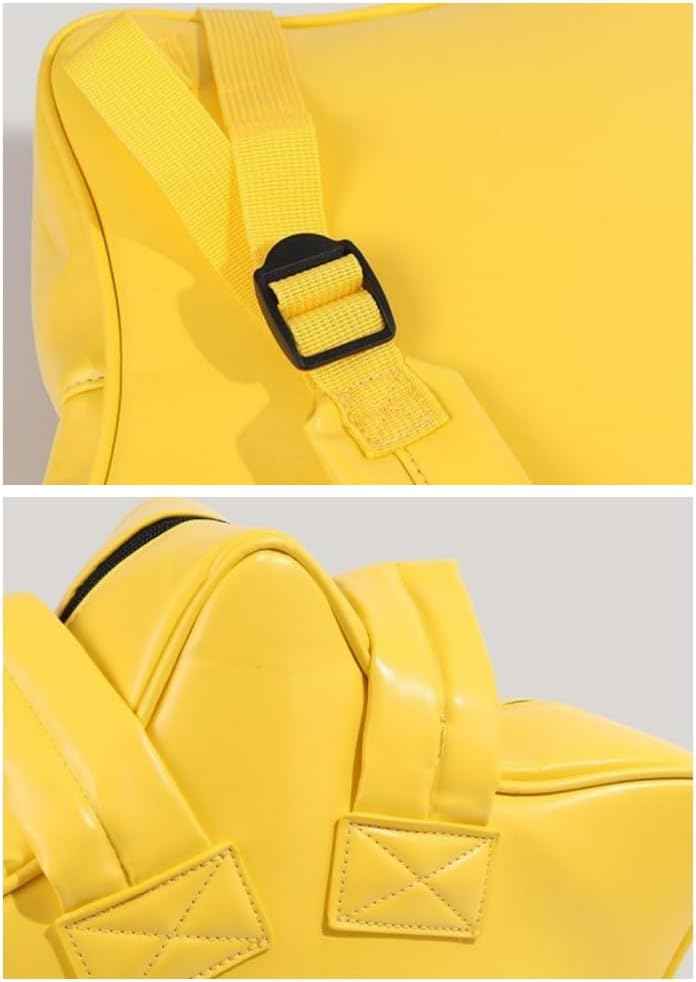 Yellow Star Kawaii PU Leather Ita Bag Backpack display picture 3