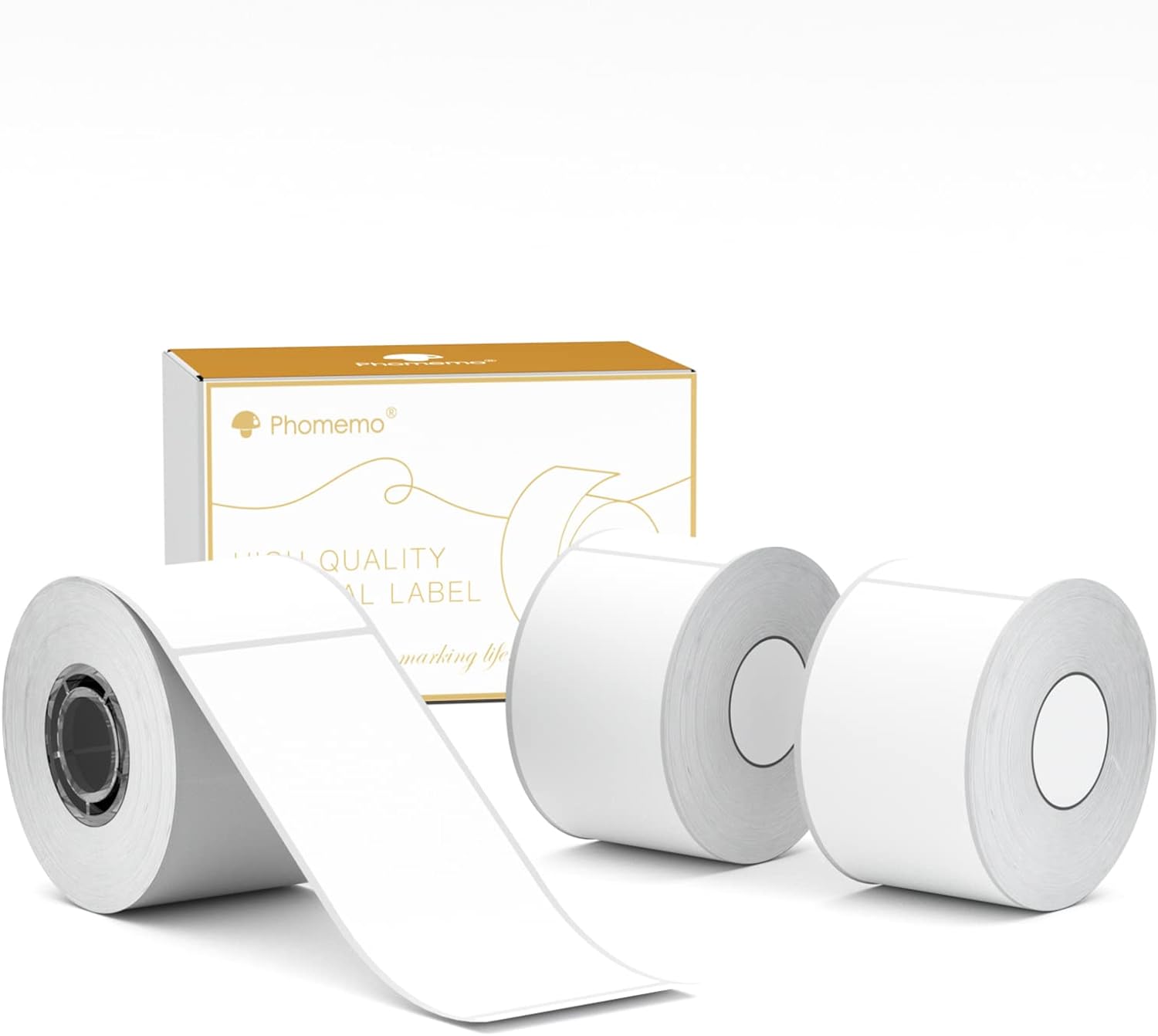 Phomemo D50 White Adhesive Thermal Label,20mm X 50mm