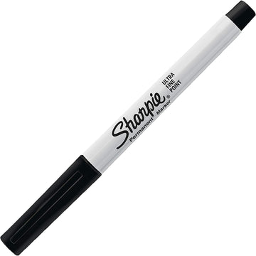 Sharpie 37001 Ultra Fine Point trajni markeri crna tinta 12 komada