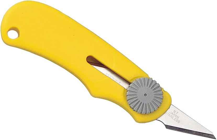 Couteau cutter NT VS-1P, lame en acier inoxydable, jaune