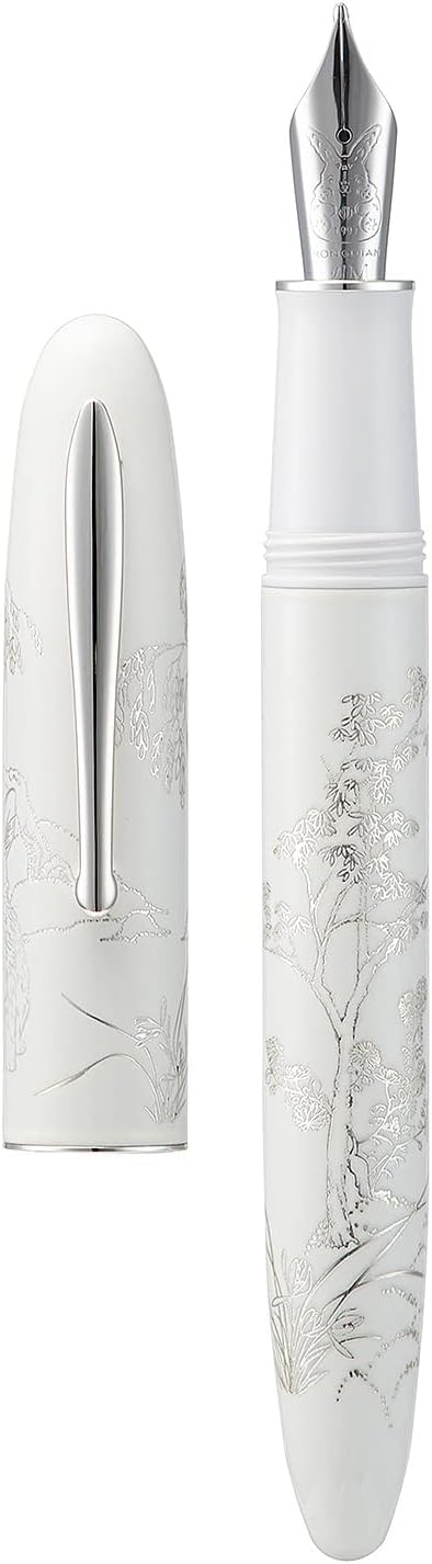 Hongdian N23 Metal Fountain Pen – Rabbit Gift Edition With Extra Fine Blade Nib & Converter