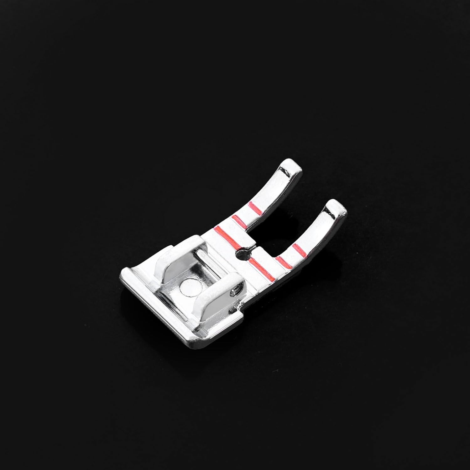 3708-1 quilting presser foot with striped guide markings and metal frame
