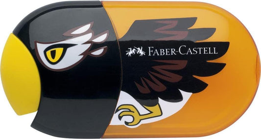 Faber Castell Dual Hole Pencil Sharpener with Eraser Eagle