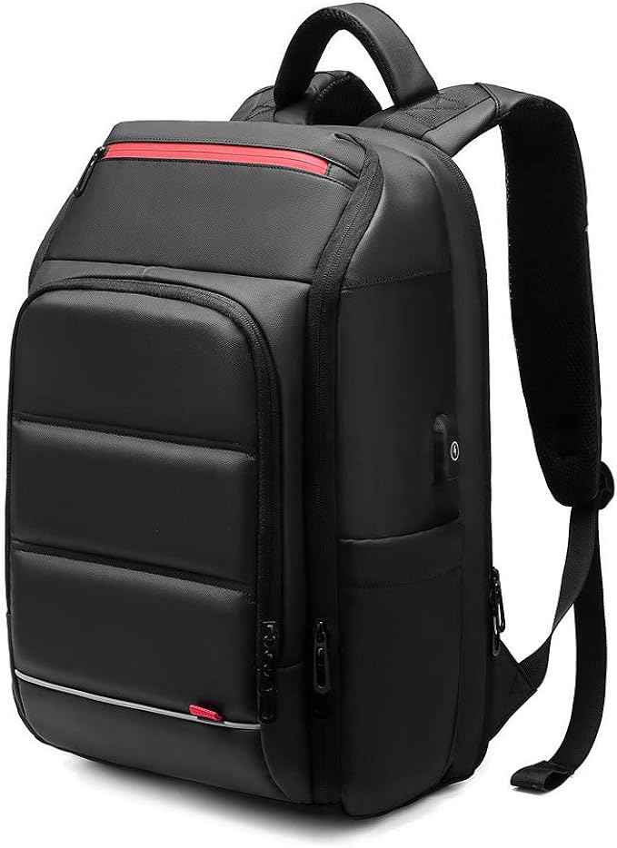 business backpacks with ports for laptops Backpack Men Slim & Expandable Travel Laptop Backpack USB Charging Port Water Resistant Anti-Theft Backpack Fits 15.6In Laptop for Commute Work College with Small Bag(Business Black) : Electronics and it can hold 15.6inch Laptop 15.6 Business Laptop Backpack Anti-Theft