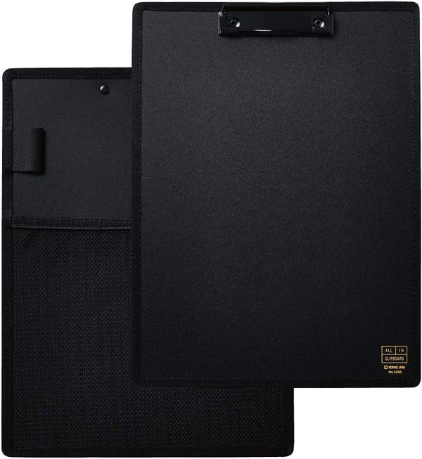 King Jim 5985 Clipboard All IN A4 Vertical cu buzunar din plasă și suport pentru pix