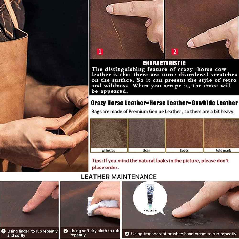 6 Slot Leather Cigar Case Organizer