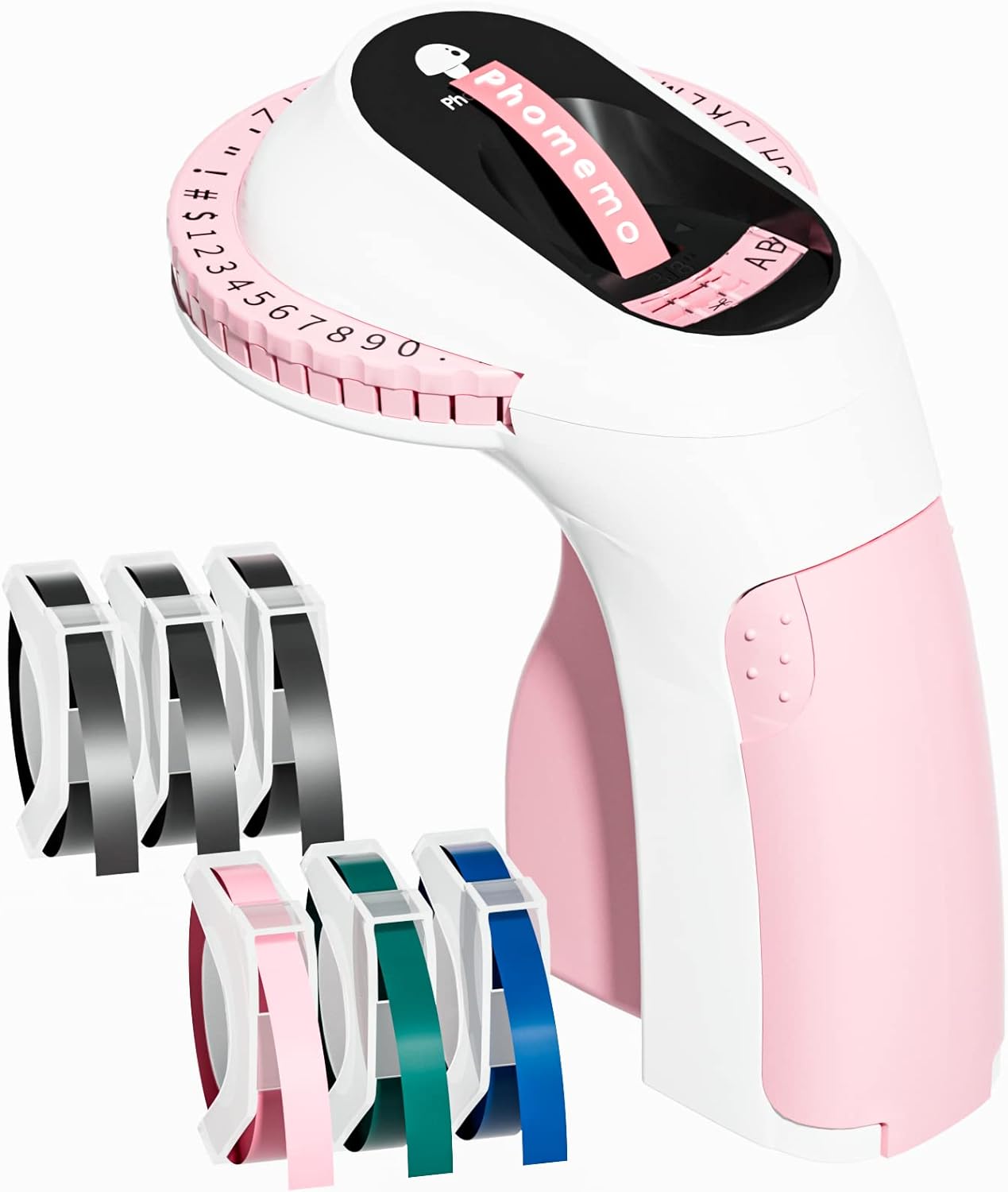 Phomemo E975 Embossing Label Maker Machine with 6 Tapes
