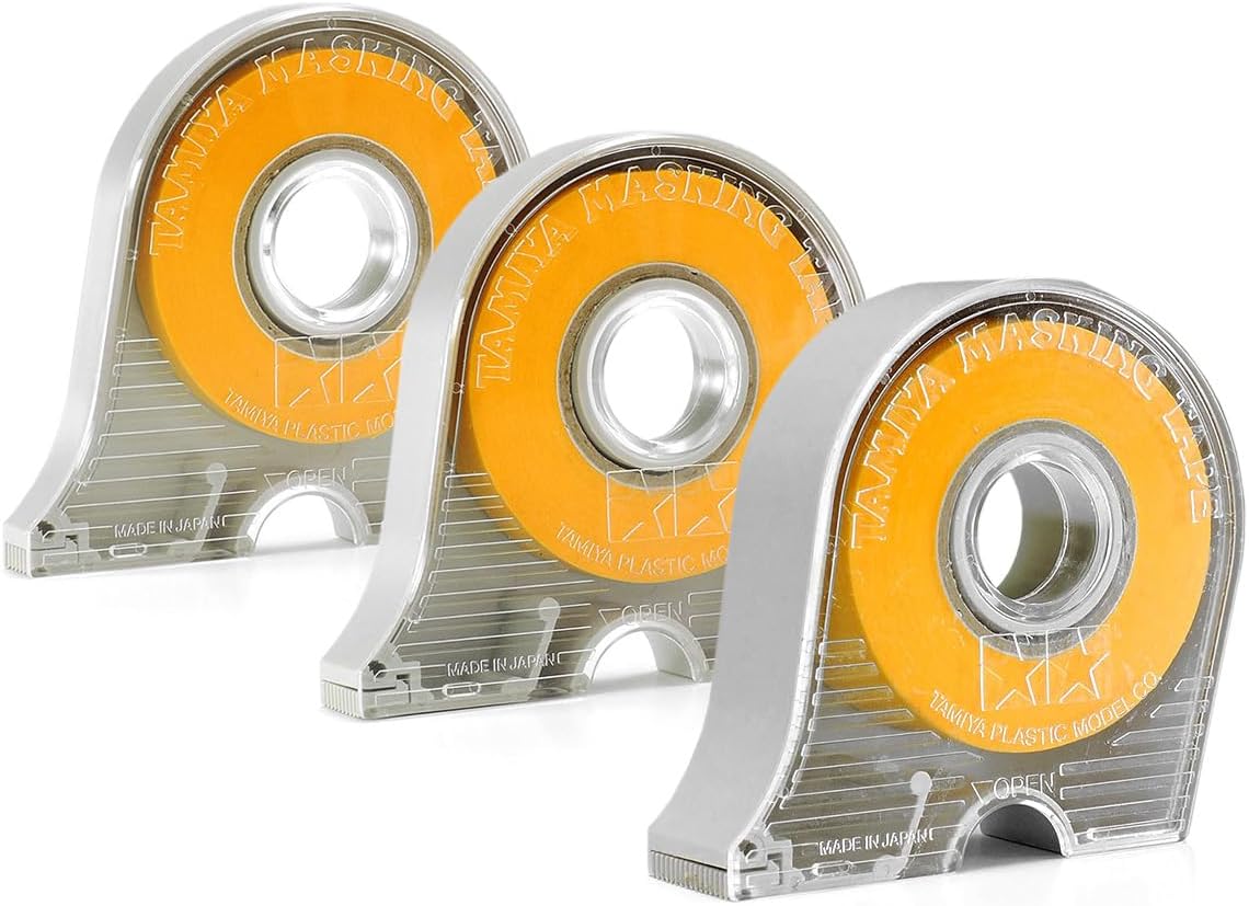 Bandă de mascaj Tamiya cu distribuitoare 6mm & 10mm & 18mm