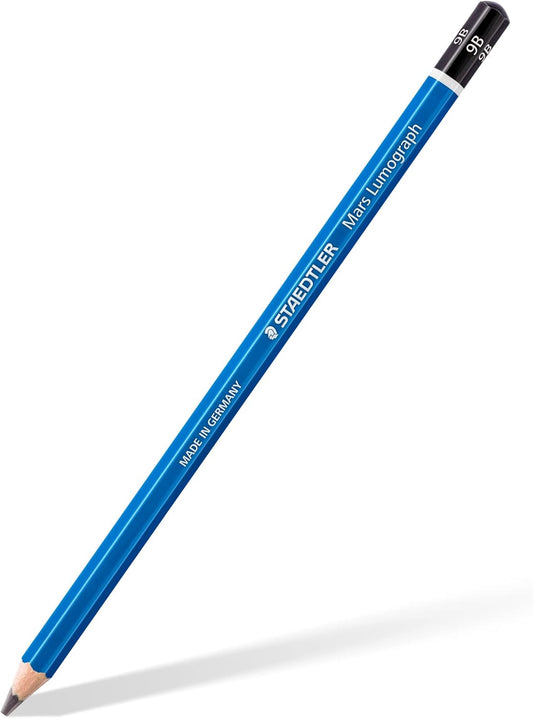 Staedtler 100 Mars Lumograph 9B Graphite Art Drawing Pencil,12 Pack