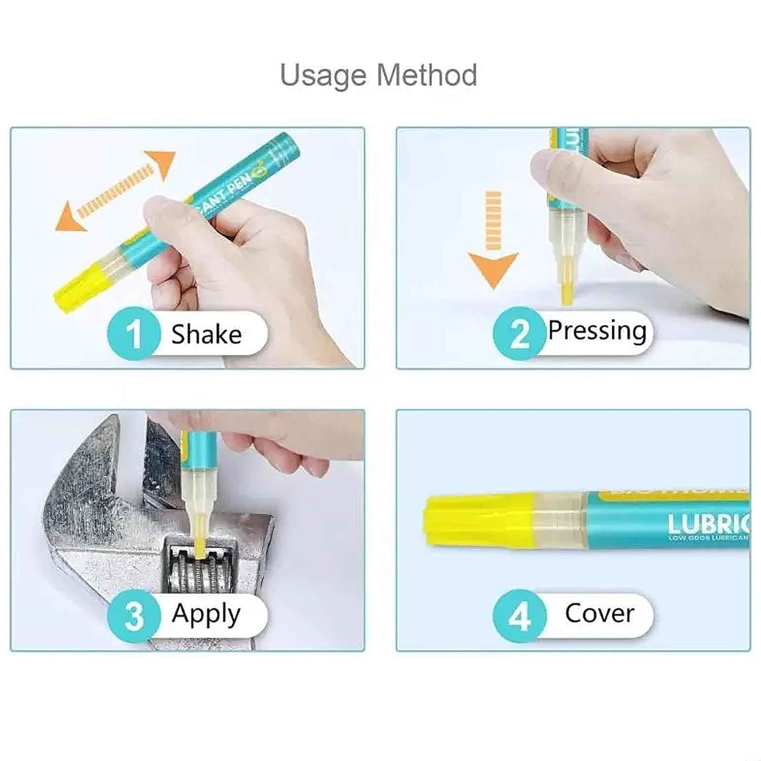 Lubrication Oil Pen for Metal Tool Maintenance 5 Pack