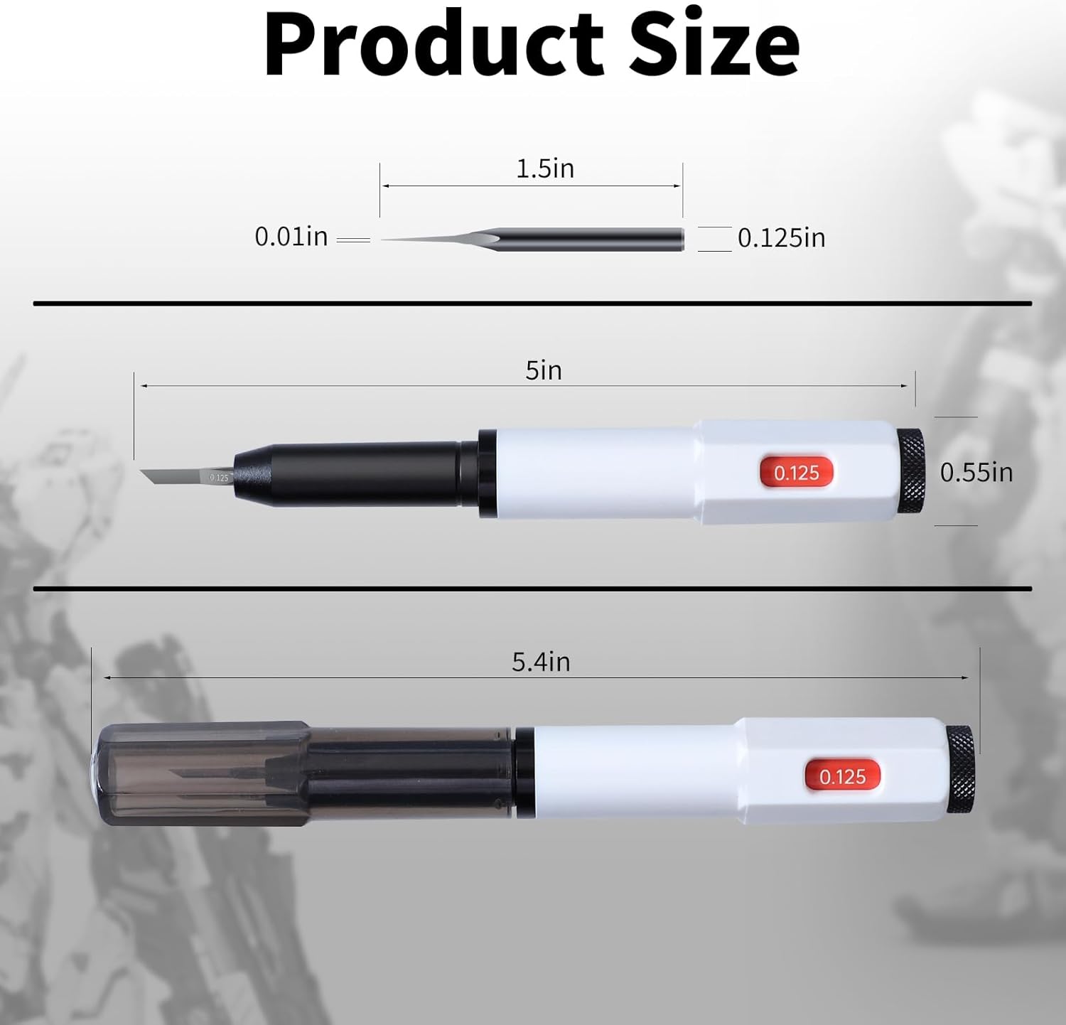 RUITOOL Model Scriber,Panel Line Scriber with 0.125mm Blade