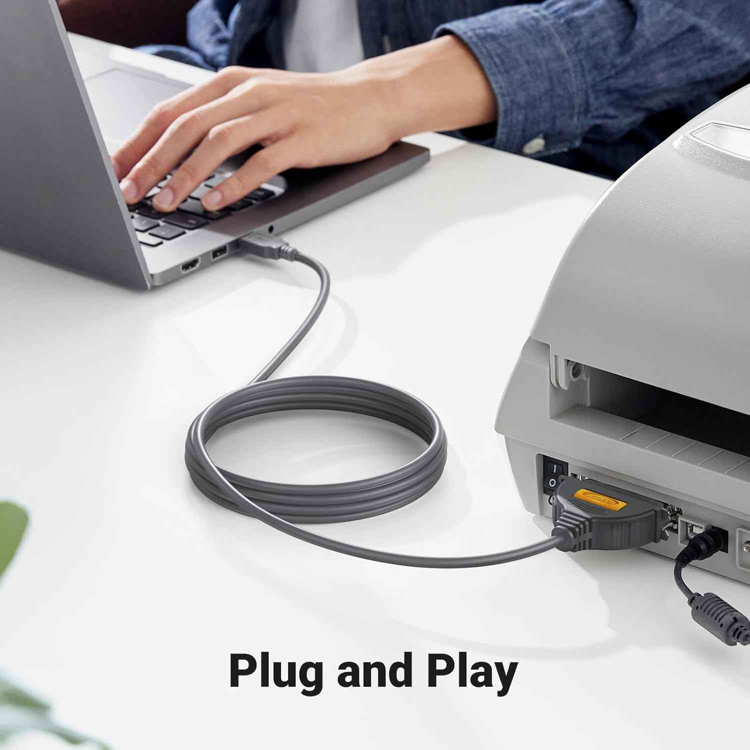 UGREEN 2M USB na paralelni priključak kabel za pisač za stari pisač