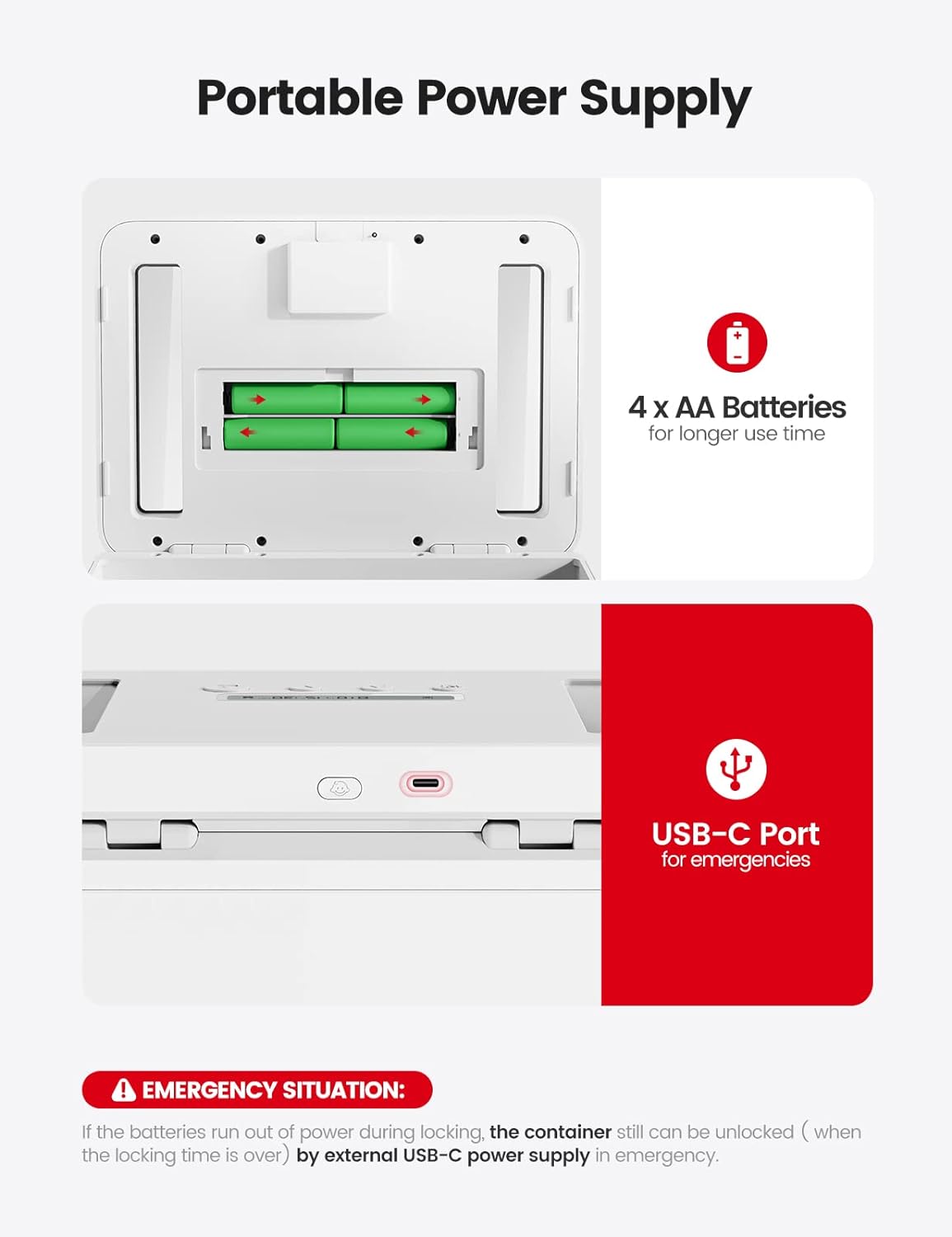 Metal Timed Lock Box,Self-Control Timer Locker