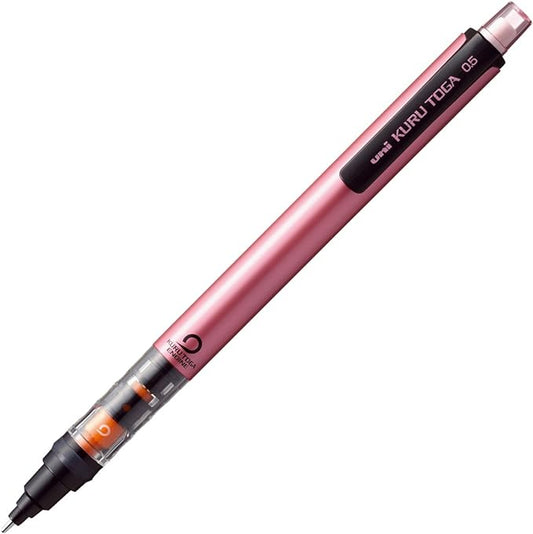 Uni M5-452 Kuru Toga Mechanical Pencil,Pipe Slide 0.5 mm Pink