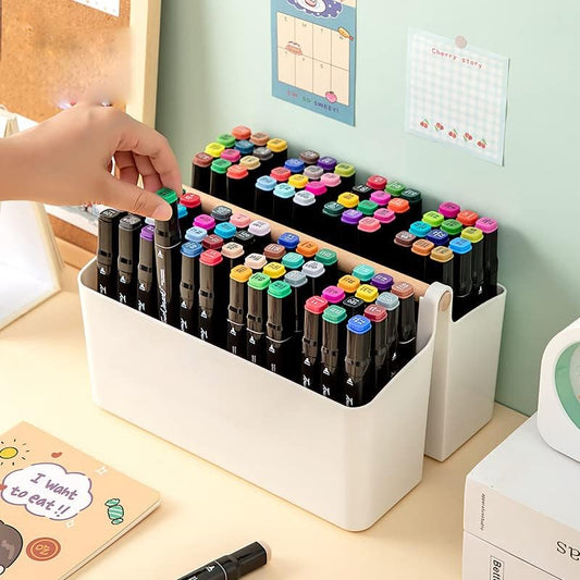 Plastic Art Supply Storage Organizer,Marker Pen Holder Craft Caddy