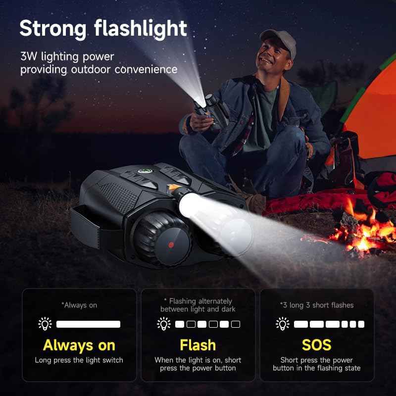 4K Night Vision Goggles Binoculars 800M for Adults Outdoor Hunter