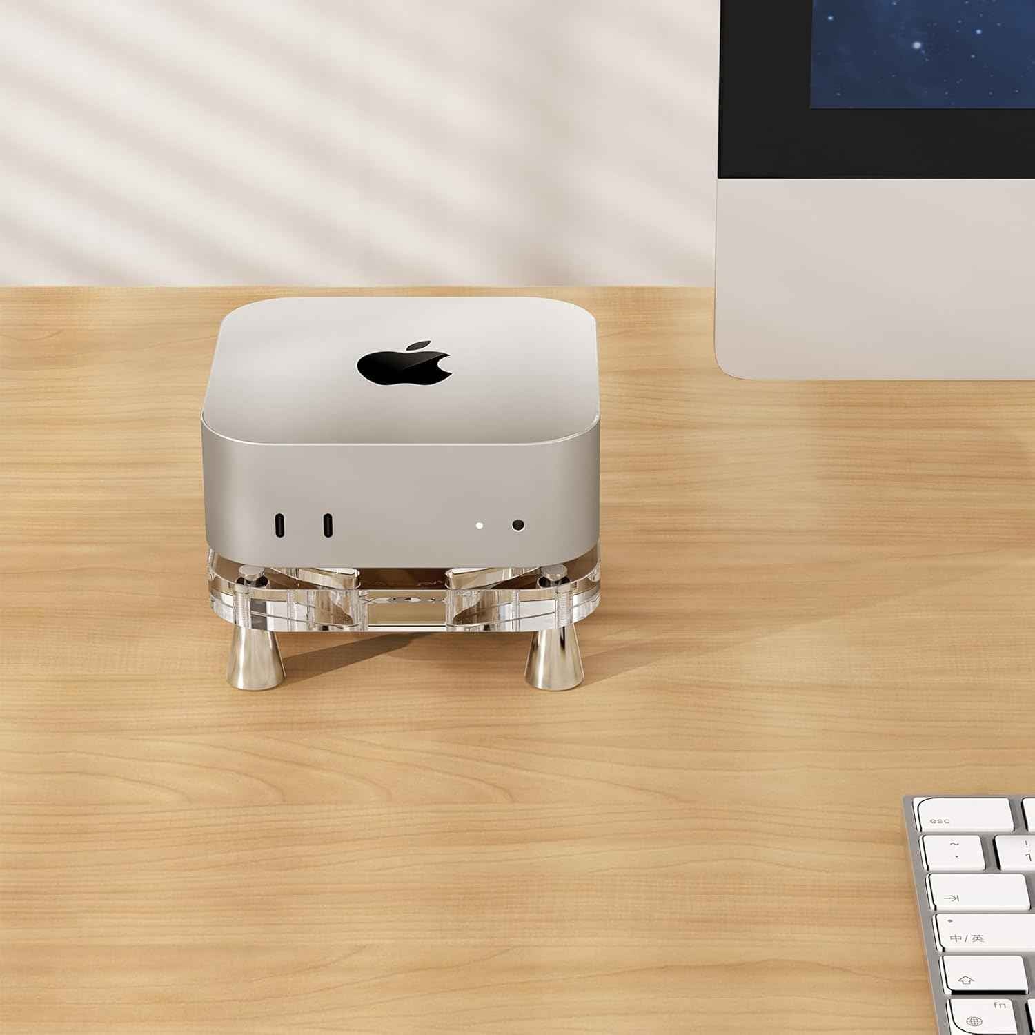 Acrylic Stand Base Holder for 2024 Apple Mac Mini M4 Pro