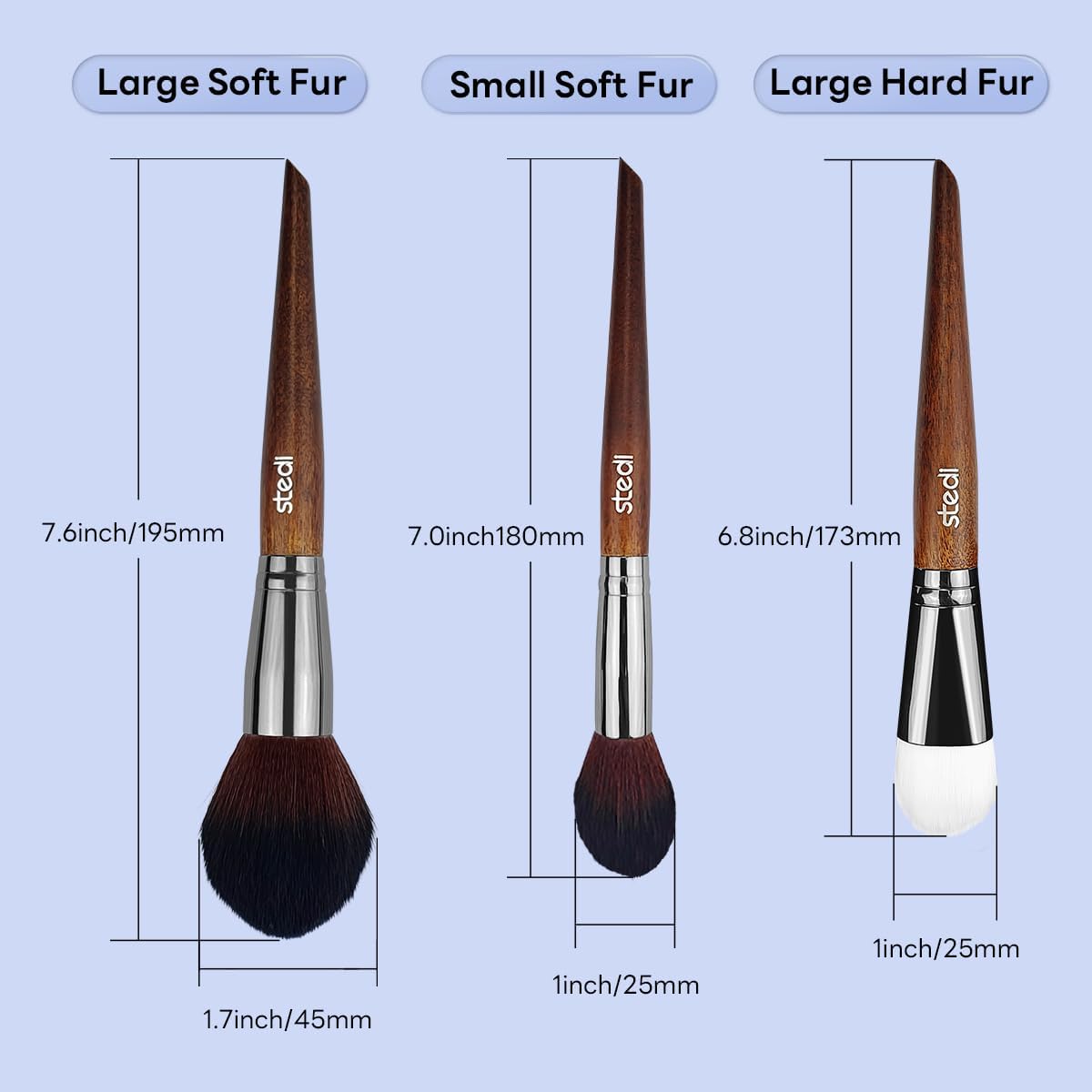 Stedi Model Cleaning Brush Kits 3 Set for Statues,Gundam - TTpen
