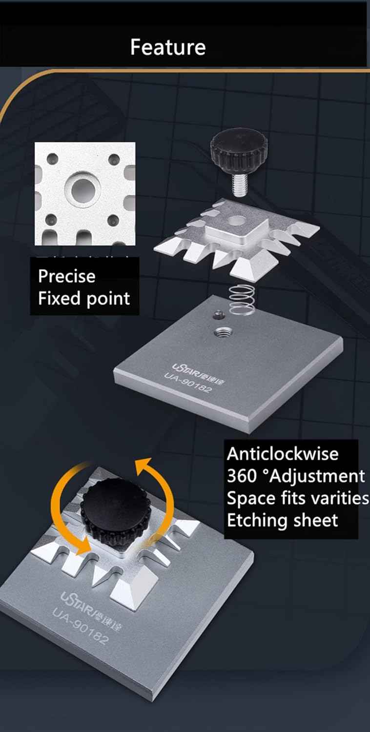 USTRA Photo Etched Parts Bender Precise Vise For Scale Model Hobby