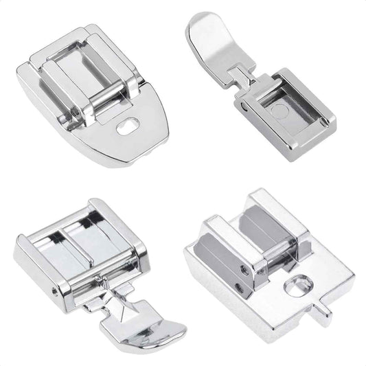 4 Pieces Invisible Concealed Narrow Zipper Presser Foot
