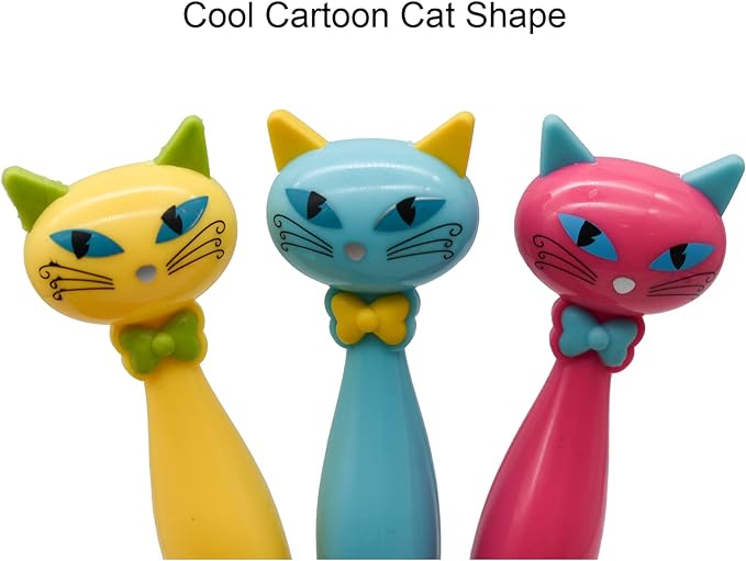 6PCS Cool Cat Ballpoint Pens For Kids School