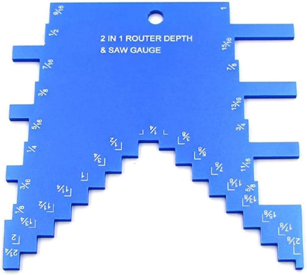 Adjustable Router Depth Guage 2in1 Step Depth Gauge for Router and Table Saw