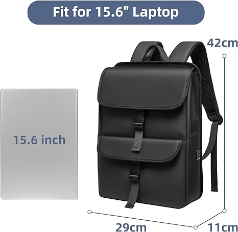 Eurcool Vintage Laptop Backpack Slim Business Backpack